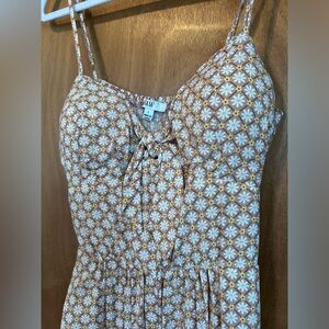 Boho floral jumpsuit size Large